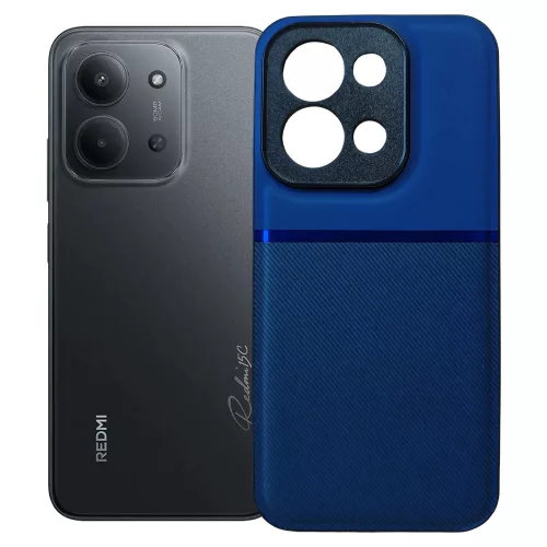 Xiaomi Redmi 15C 4G / Redmi 15C 5G hátlap tok, telefon tok, stílusos, prémium, kék, Noble Case