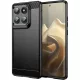 Motorola Edge 60 Pro 5G szilikon tok, hátlaptok, telefon tok, karbon mintás, fekete, Carbon case