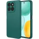 Honor X6c szilikon tok, telefon tok, hátlaptok, matt, zöld, Matt case