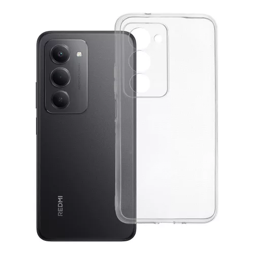 Xiaomi Redmi 15 4G / Redmi 15 5G szilikon tok, hátlaptok, telefon tok, vastag, átlátszó, kamera védelemmel, 2mm, Clear Case