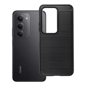   Xiaomi Redmi 15 4G / Redmi 15 5G szilikon tok, hátlaptok, telefon tok, karbon mintás, fekete, Carbon case