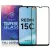 Xiaomi Redmi 15C 4G / Redmi 15C 5G / Poco C85 üvegfólia, tempered glass, előlapi, 5D, edzett, hajlított, fekete kerettel