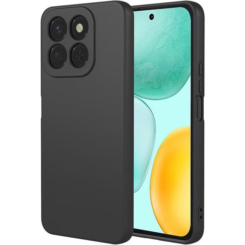 Honor 400 Smart 5G / X7d 4G szilikon tok, telefon tok, hátlaptok, matt, fekete, Matt case