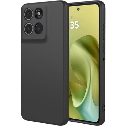 Motorola Moto G86 5G szilikon tok, telefon tok, hátlaptok, matt, fekete, Matt case