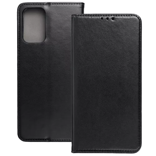 Motorola Moto G06 könyvtok, fliptok, telefon tok, bankkártyatartós, mágneszáras, fekete, Smart Magneto