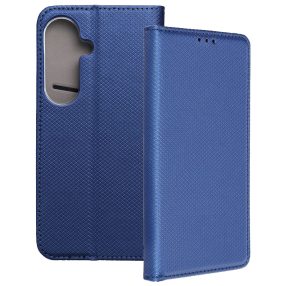   Samsung Galaxy S26 5G könyvtok, fliptok, telefon tok, bankkártyatartós, mágneszáras, sötétkék, Smart Case book