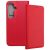 Samsung Galaxy S26 5G könyvtok, fliptok, telefon tok, bankkártyatartós, mágneszáras, piros, Smart Case book