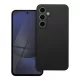 Samsung Galaxy S25 FE 5G szilikon tok, hátlaptok, telefon tok, velúr belsővel, matt, fekete, Silicone