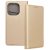 Xiaomi 15T 5G könyvtok, fliptok, telefon tok, bankkártyatartós, mágneszáras, arany, Smart Case book