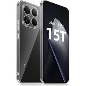   Xiaomi 15T 5G szilikon tok, hátlaptok, telefon tok, vastag, átlátszó, kamera védelemmel, 2mm, Clear Case