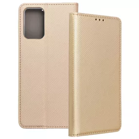   Motorola Moto G06 könyvtok, fliptok, telefon tok, bankkártyatartós, mágneszáras, arany, Smart Case book