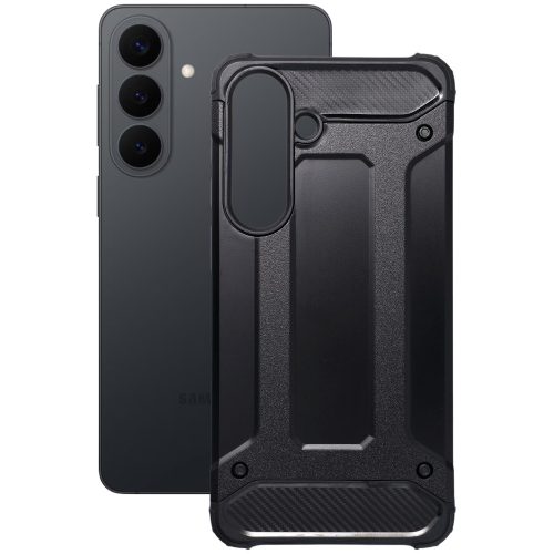 Samsung Galaxy S26 5G hátlap tok, telefon tok, ütésálló, fekete, Armor
