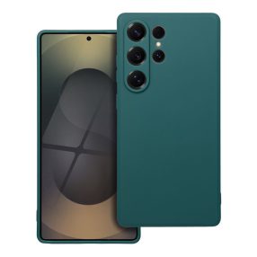   Samsung Galaxy S26 Ultra 5G szilikon tok, telefon tok, hátlaptok, matt, zöld, Matt case