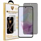 Samsung Galaxy A27 5G Privacy üvegfólia – betekintésvédő 9H edzett kijelzővédő, fekete keretes tempered glass, OG Premium