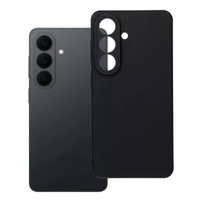   Samsung Galaxy S26 Plus 5G szilikon tok, hátlaptok, telefon tok, velúr belsővel, matt, fekete, Silicone
