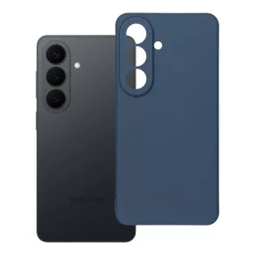   Samsung Galaxy S26 Plus 5G szilikon tok, hátlaptok, telefon tok, velúr belsővel, matt, kék, Silicone