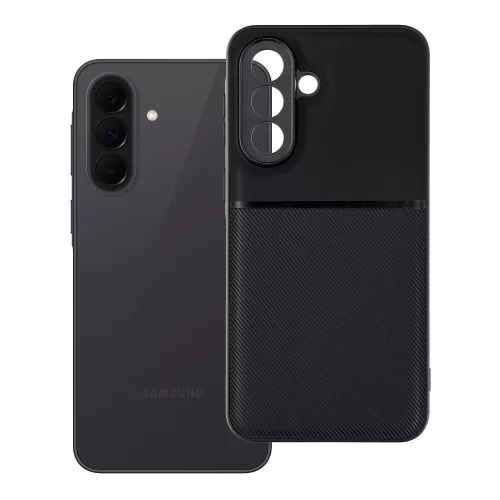 Samsung Galaxy A37 5G hátlap tok, telefon tok, stílusos, prémium, fekete, Noble Case