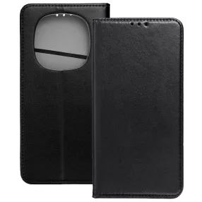   Xiaomi Redmi Note 15 Pro Plus 5G könyvtok, fliptok, telefon tok, bankkártyatartós, mágneszáras, fekete, Smart Magneto