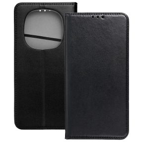   Xiaomi Redmi Note 15 4G / 5G könyvtok, fliptok, telefon tok, bankkártyatartós, mágneszáras, fekete, Smart Magneto