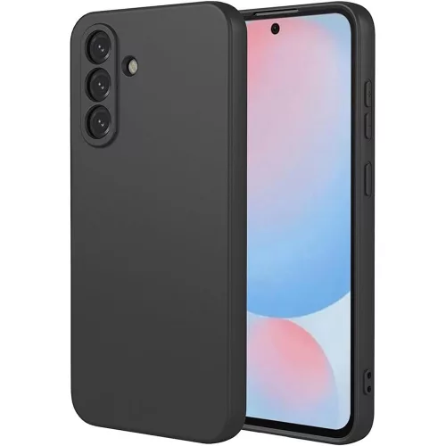 Samsung Galaxy A37 5G szilikon tok, telefon tok, hátlaptok, matt, fekete, Matt case