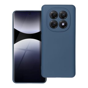   Xiaomi Redmi Note 15 4G / 5G szilikon tok, hátlaptok, telefon tok, velúr belsővel, matt, kék, Silicone