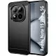 Xiaomi Redmi Note 15 Pro Plus 5G szilikon tok, hátlaptok, telefon tok, karbon mintás, fekete, Carbon case