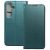 Samsung Galaxy A37 5G könyvtok, fliptok, telefon tok, bankkártyatartós, mágneszáras, zöld, Smart Magneto