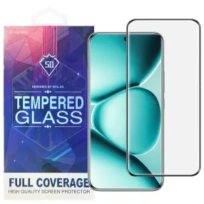   Xiaomi Redmi Note 15 Pro Plus 5G / Poco M8 Pro 5G üvegfólia – teljes képernyős, edzett, hajlított, fekete keretes 5D tempered glass