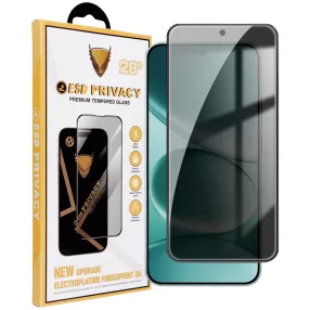   Xiaomi Redmi Note 15 Pro 5G Privacy üvegfólia – 9H, fekete keretes, betekintés védelemmel, OG Premium
