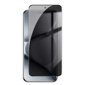   Xiaomi Redmi Note 15 Pro Plus 5G Privacy üvegfólia – 9H, fekete keretes, betekintés védelemmel, OG Premium