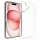 iPhone 17 szilikon tok, hátlaptok, telefon tok, vékony, átlátszó, 0.5mm