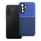 Samsung Galaxy A18 (4G/5G) / A17 (4G/5G) tok – kameravédős, elegáns texturált kék hibrid hátlaptok, Noble Case