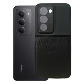  Xiaomi Redmi 15 4G / Redmi 15 5G hátlap tok, telefon tok, stílusos, prémium, fekete, Noble Case