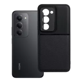   Xiaomi Redmi 15 4G / Redmi 15 5G hátlap tok, telefon tok, stílusos, prémium, fekete, Noble Case