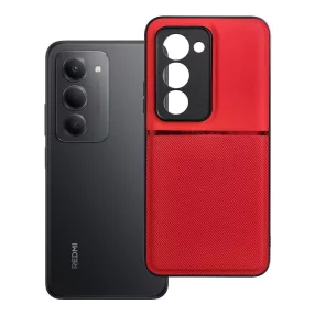   Xiaomi Redmi 15 4G / Redmi 15 5G hátlap tok, telefon tok, stílusos, prémium, piros, Noble Case