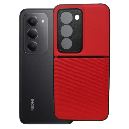 Xiaomi Redmi 15 4G / Redmi 15 5G hátlap tok, telefon tok, stílusos, prémium, piros, Noble Case