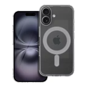   iPhone 17 hátlaptok, telefon tok, MagSafe kompatibilis, átlátszó, kamera védelemmel, Clear Mag Cover case