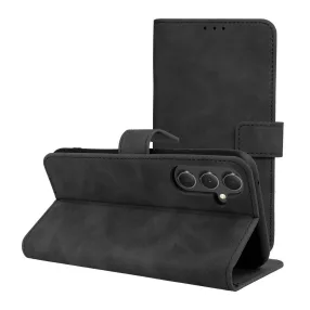   Samsung Galaxy S26 5G könyvtok, fliptok, telefon tok, bankkártyatartós, mágneszáras, fekete, Tender Book