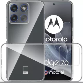   Motorola Edge 70 5G szilikon tok, hátlaptok, telefon tok, vékony, átlátszó, 0.5mm