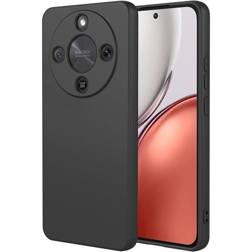 Honor Magic8 Lite 5G szilikon tok, telefon tok, hátlaptok, matt, fekete, Matt case