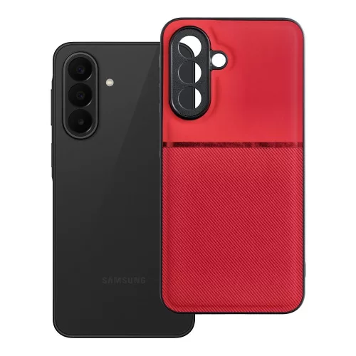 Samsung Galaxy A27 5G hátlap tok, telefon tok, stílusos, prémium, piros, Noble Case