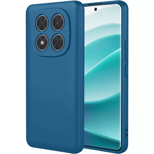 Xiaomi Redmi Note 15 Pro 4G szilikon tok, telefon tok, hátlaptok, matt, kék, Matt case