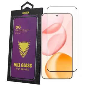   Honor 400 5G üvegfólia – 9H edzett, teljes képernyős, fekete keretes, OG Premium