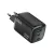 65W PD gyorstöltő hálózati adapter 2× USB-C + USB-A portos GaN telefon töltő, fekete – Bluestar VT-335