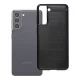 Samsung Galaxy S21 5G szilikon tok, hátlaptok, telefon tok, karbon mintás, fekete, Carbon case