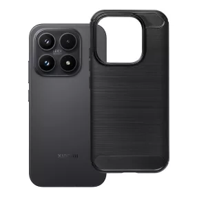   Xiaomi 17 5G szilikon tok, hátlaptok, telefon tok, karbon mintás, fekete, Carbon case