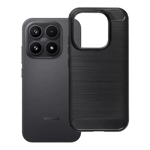 Xiaomi 17 5G szilikon tok, hátlaptok, telefon tok, karbon mintás, fekete, Carbon case