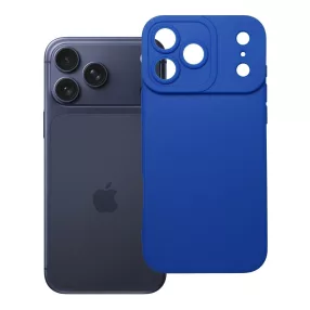   iPhone 18 Pro Max / 17 Pro Max szilikon tok – kameravédős, matt kék hátlaptok, Matt Case