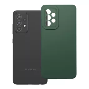   Samsung Galaxy A52 4G/5G / A52s 5G szilikon tok, telefon tok, hátlaptok, matt, zöld, Matt case