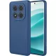 Xiaomi Redmi Note 15 Pro 4G szilikon tok, hátlaptok, telefon tok, velúr belsővel, matt, kék, Silicone